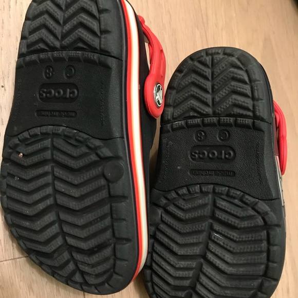 Star Wars Darth Vader LightUp Crocs Sz 8 9 Toddler - Picture 3 of 5